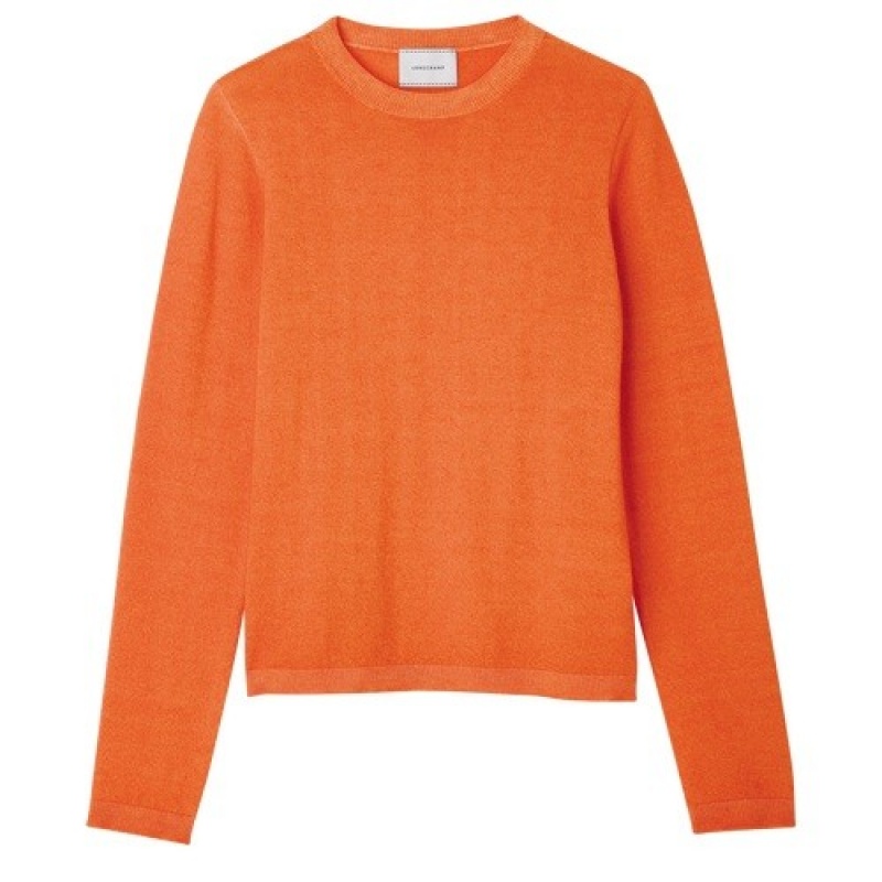 Orange Longchamp Sweater | SN-LCMP48787