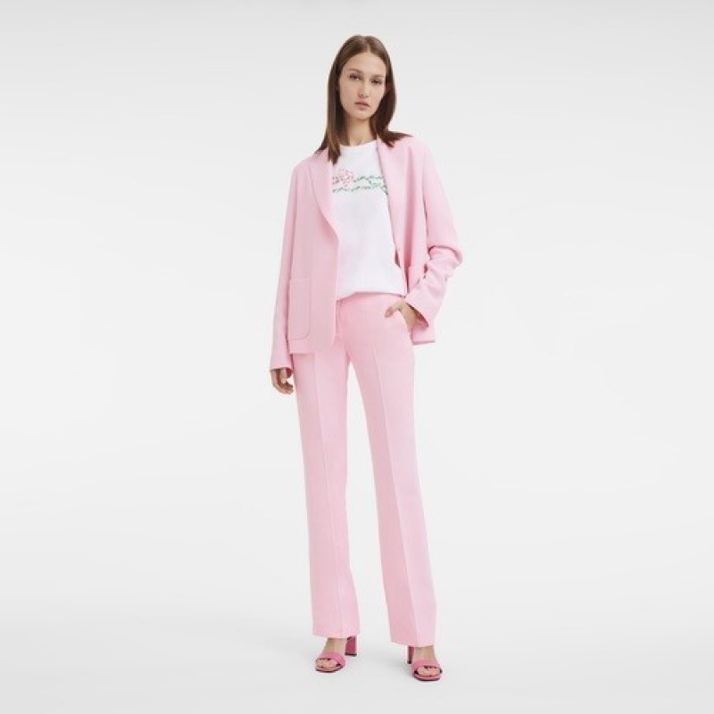 Pale Pink Longchamp Jacket | SN-LCMP48630