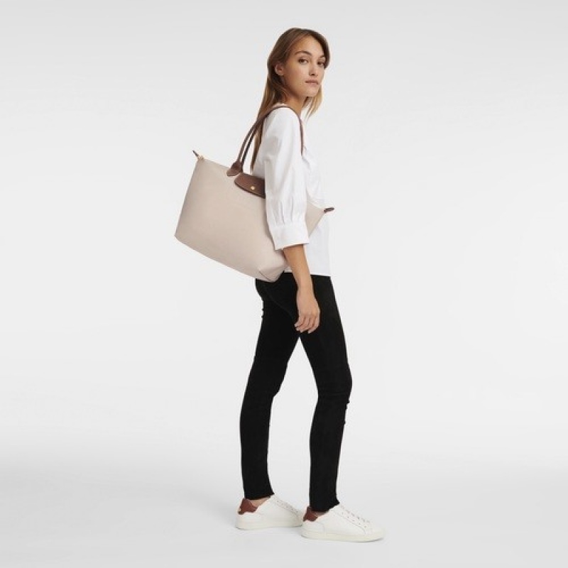 Paper Longchamp Le Pliage Original L Tote Bag | SN-LCMP47981