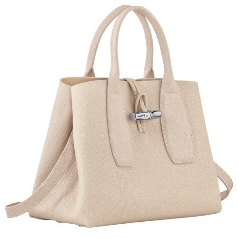 Paper Longchamp Roseau M Handbag | SN-LCMP47769