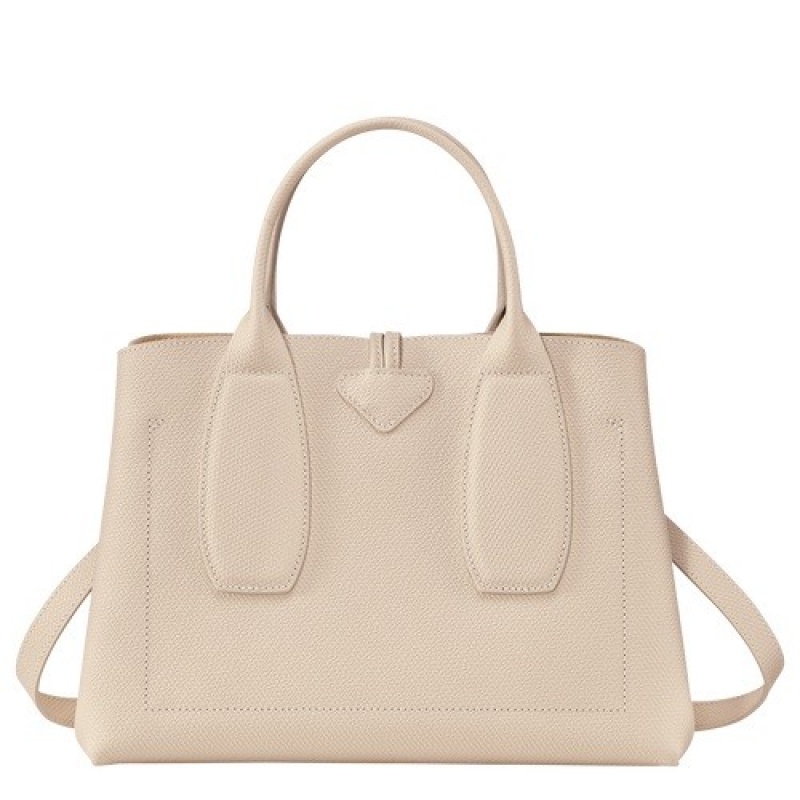 Paper Longchamp Roseau M Handbag | SN-LCMP47769