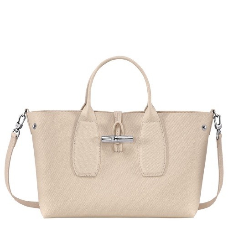 Paper Longchamp Roseau M Handbag | SN-LCMP47769