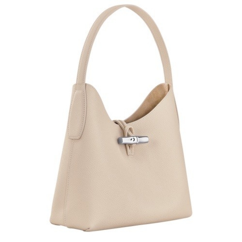 Paper Longchamp Roseau M Hobo Bag | SN-LCMP47996