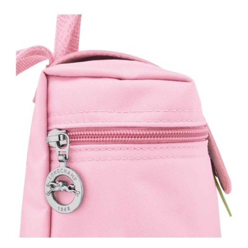 Pink Longchamp Le Pliage Green M Backpack | SN-LCMP49131