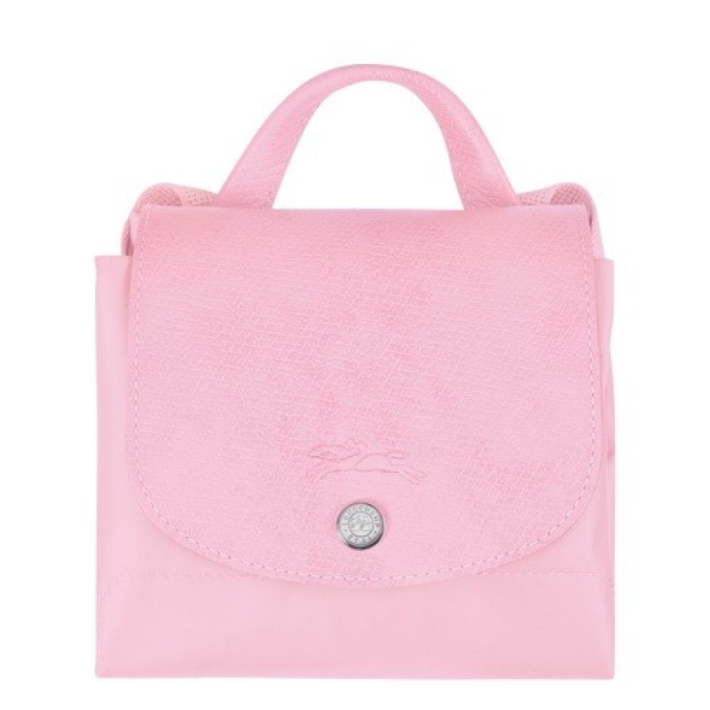 Pink Longchamp Le Pliage Green M Backpack | SN-LCMP49131