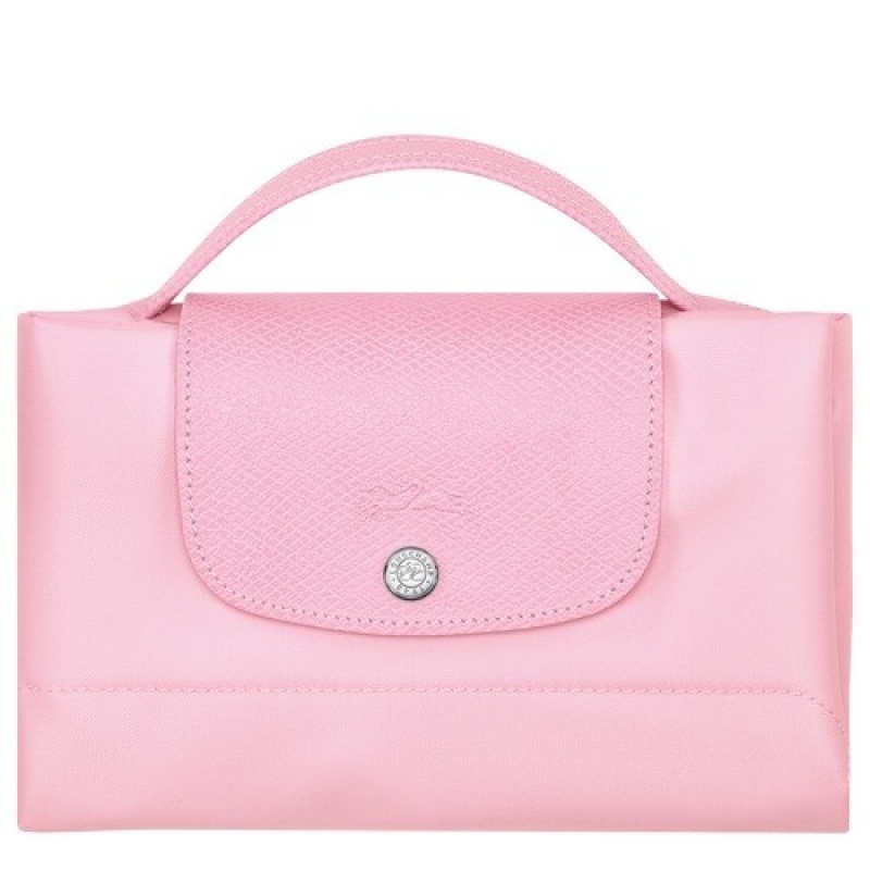 Pink Longchamp Le Pliage Green S Briefcase | SN-LCMP49018