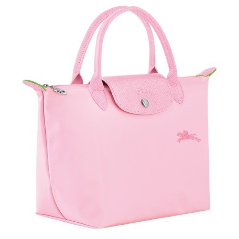 Pink Longchamp Le Pliage Green S Handbag | SN-LCMP47720