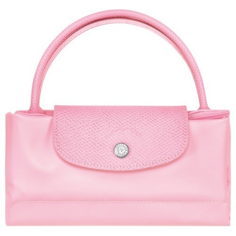 Pink Longchamp Le Pliage Green S Handbag | SN-LCMP47720