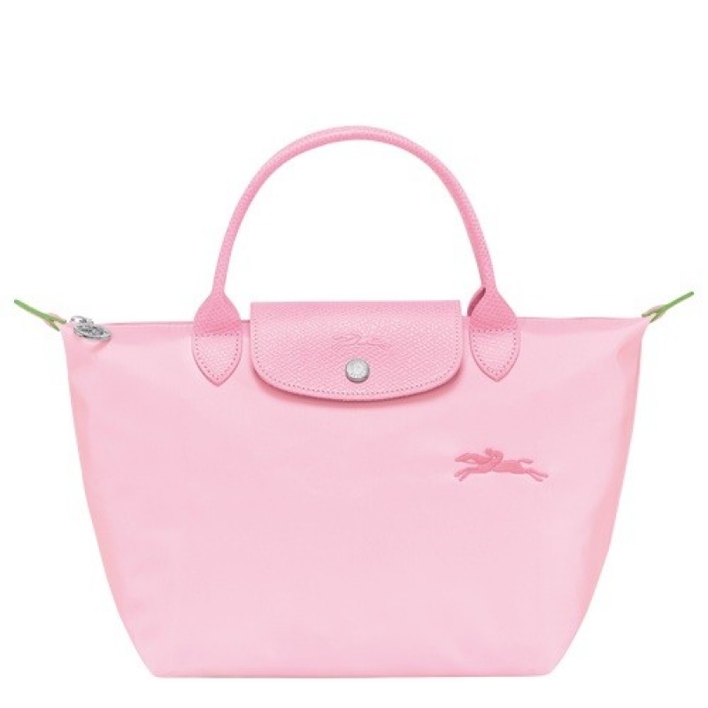 Pink Longchamp Le Pliage Green S Handbag | SN-LCMP47720