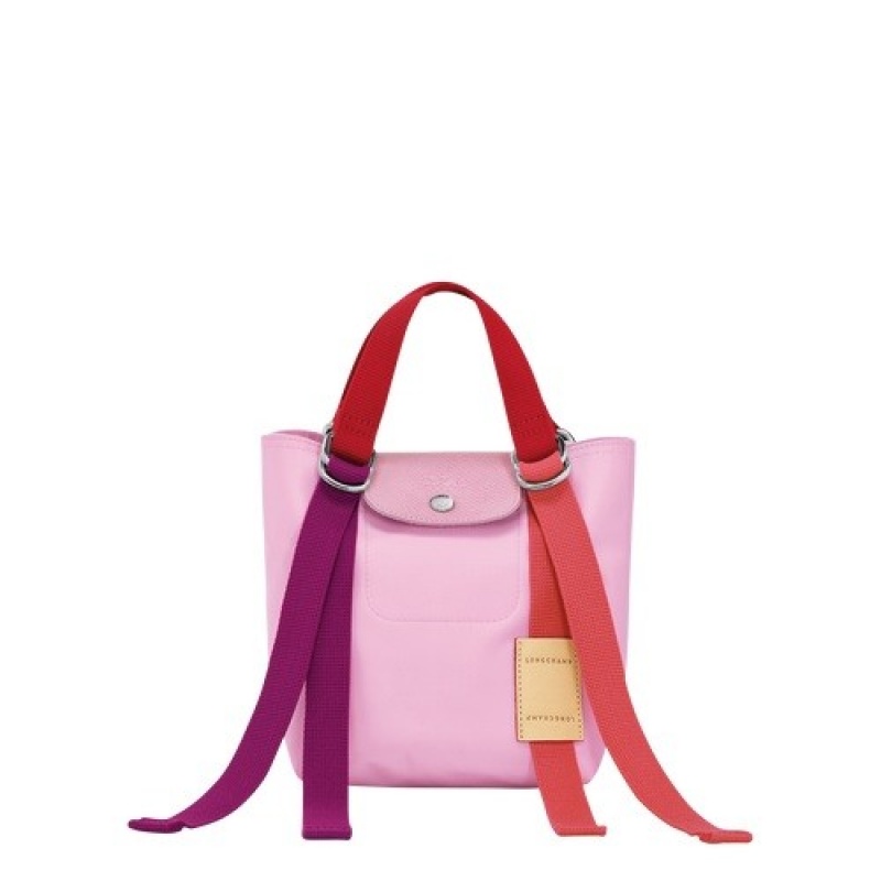 Pink Longchamp Le Pliage Re-play Xs Handbag | SN-LCMP47683