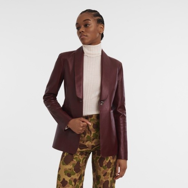 Plum Longchamp Jacket | SN-LCMP48623