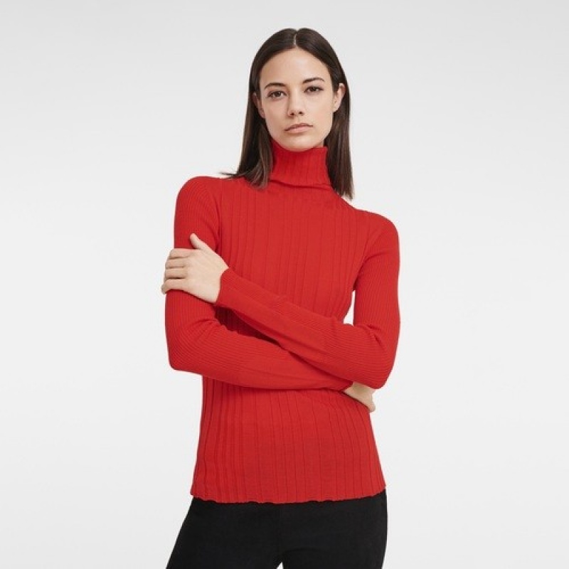 Red Kiss Longchamp Sweater | SN-LCMP48708