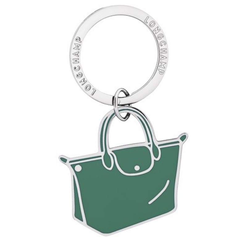 Sage Longchamp Le Pliage Key Rings | SN-LCMP48469