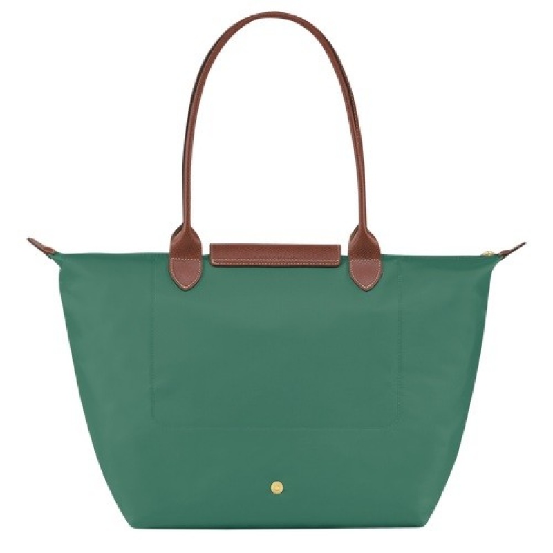 Sage Longchamp Le Pliage Original L Tote Bag | SN-LCMP48046