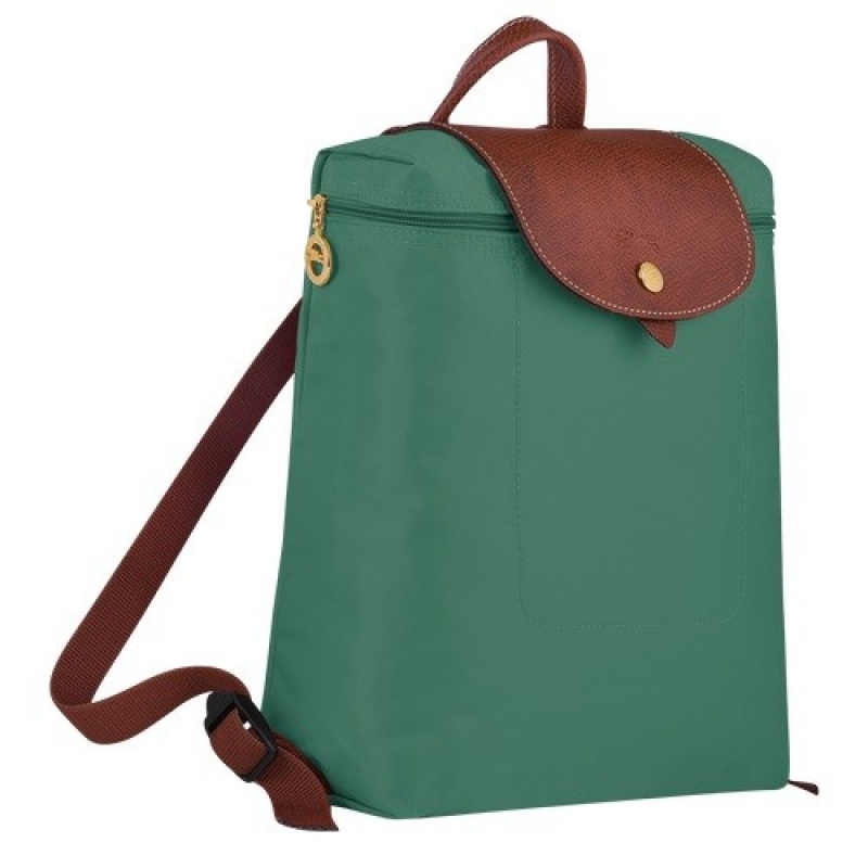 Sage Longchamp Le Pliage Original M Backpack | SN-LCMP49138