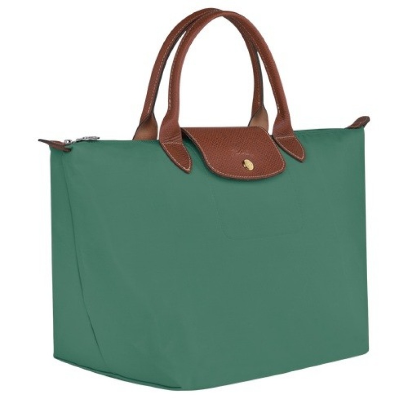 Sage Longchamp Le Pliage Original M Handbag | SN-LCMP47738