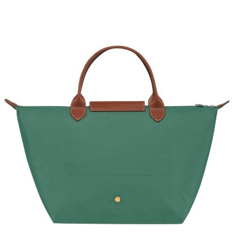 Sage Longchamp Le Pliage Original M Handbag | SN-LCMP47738