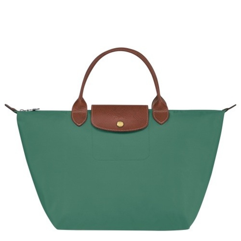 Sage Longchamp Le Pliage Original M Handbag | SN-LCMP47738