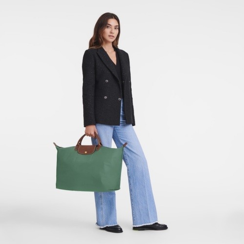 Sage Longchamp Le Pliage Original S Travel Bag | SN-LCMP48538