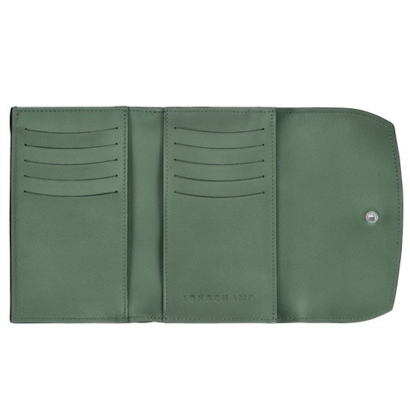 Sage Longchamp Roseau Wallet | SN-LCMP48313