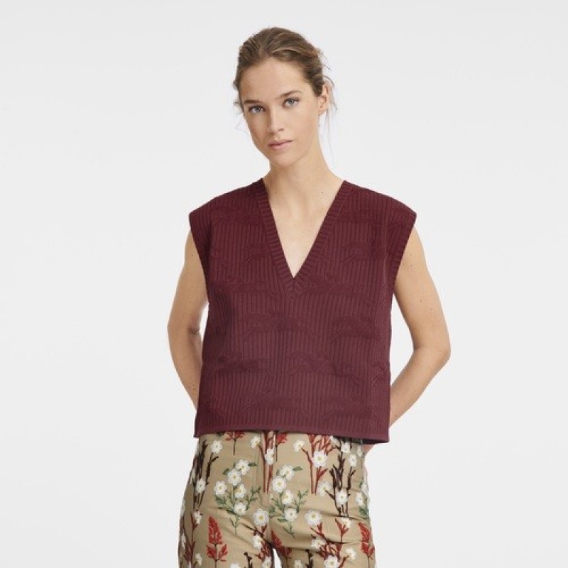 Sienna Longchamp Sleeveless Sweater | SN-LCMP48746