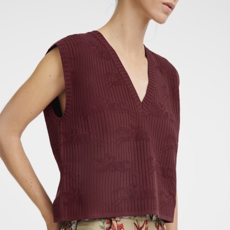 Sienna Longchamp Sleeveless Sweater | SN-LCMP48746