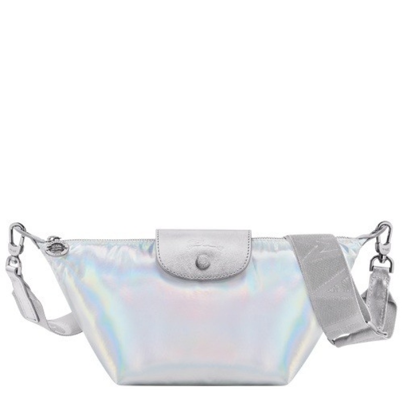 Silver Longchamp Le Pliage Collection Xs Crossbody Bag | SN-LCMP47946