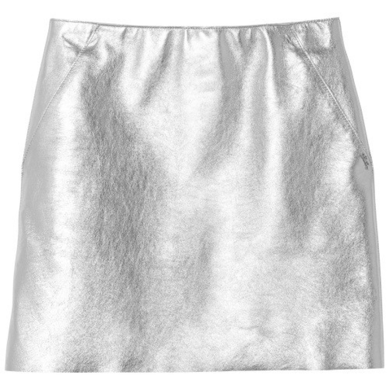 Silver Longchamp Mini Skirt | SN-LCMP48682