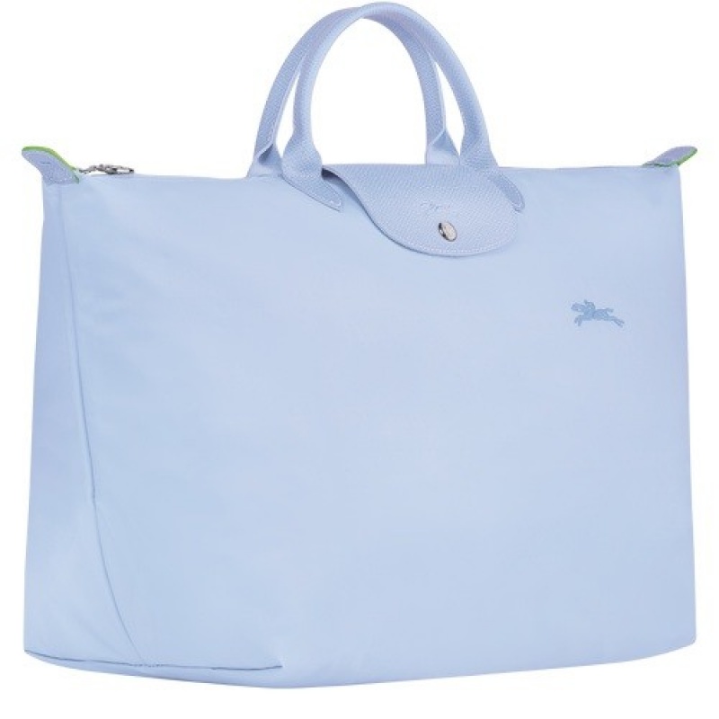 Sky Blue Longchamp Le Pliage Green S Travel Bag | SN-LCMP49305