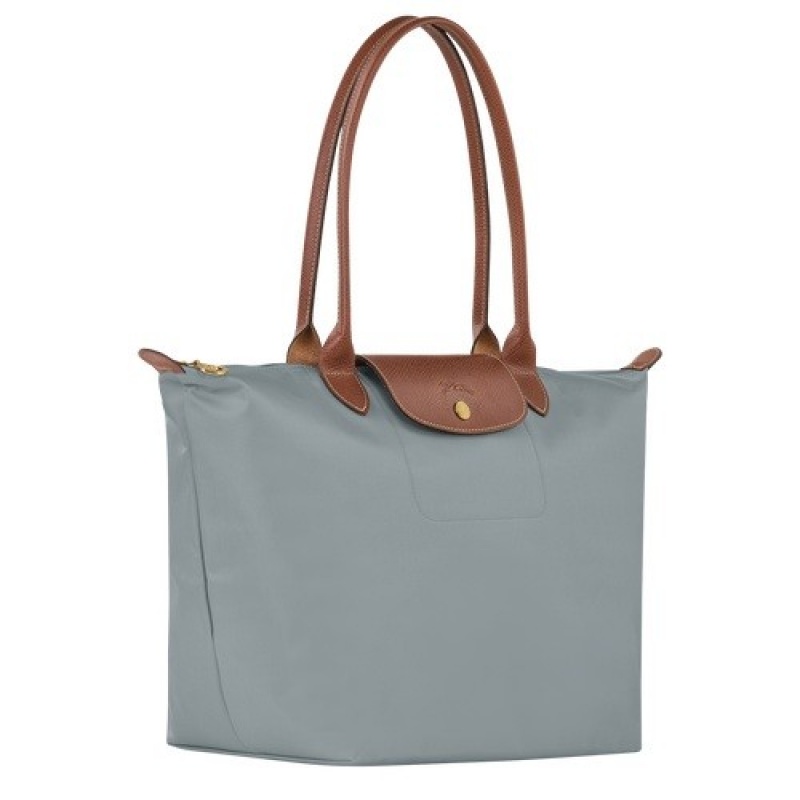 Steel Longchamp Le Pliage Original L Tote Bag | SN-LCMP48048