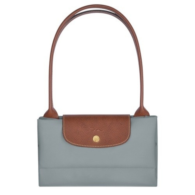 Steel Longchamp Le Pliage Original L Tote Bag | SN-LCMP48048