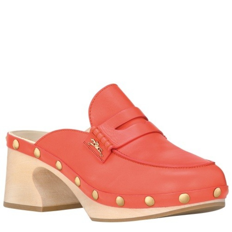 Strawberry Longchamp La Cigale Clogs | SN-LCMP48825