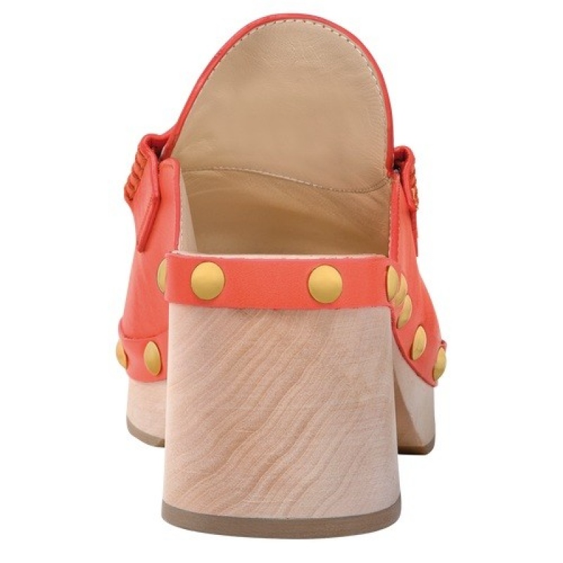 Strawberry Longchamp La Cigale Clogs | SN-LCMP48825