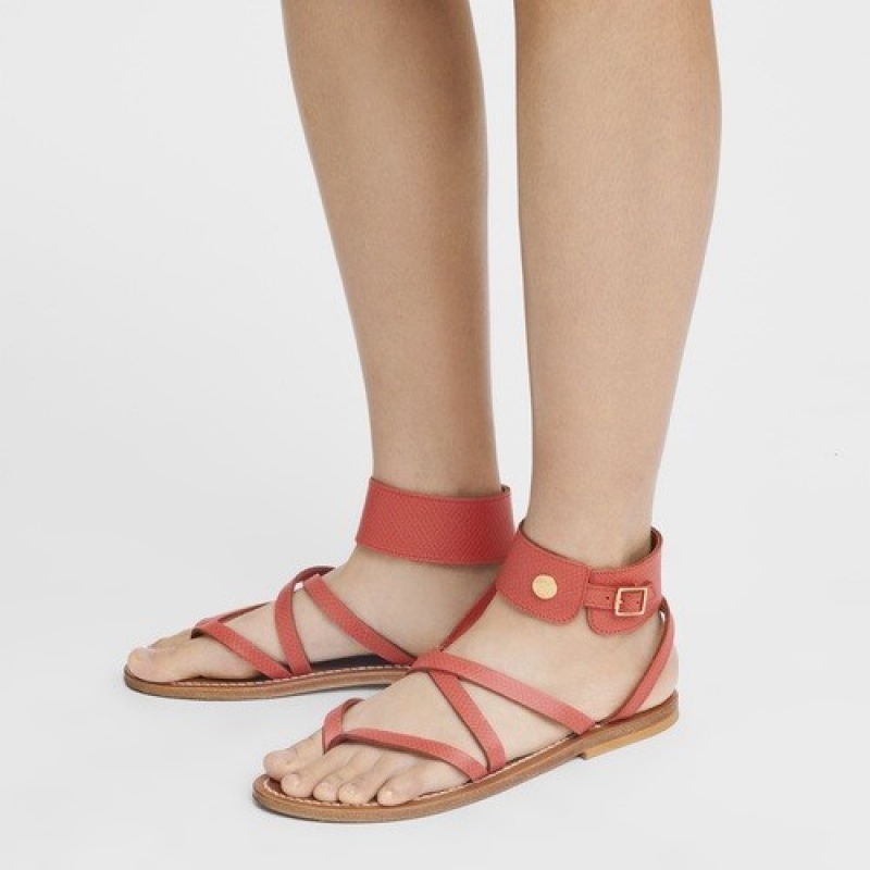 Strawberry Longchamp X K.Jacques Sandals | SN-LCMP48832