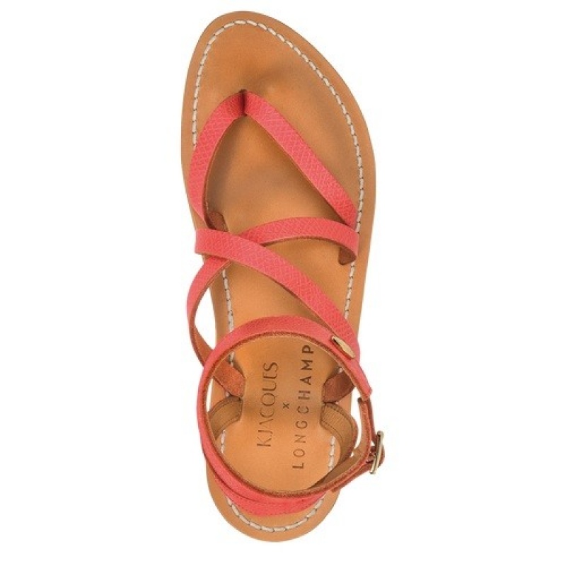 Strawberry Longchamp X K.Jacques Sandals | SN-LCMP48832