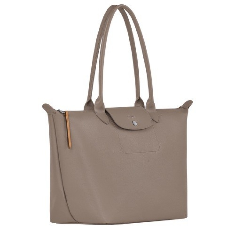 Taupe Longchamp Le Pliage City L Tote Bag | SN-LCMP47955