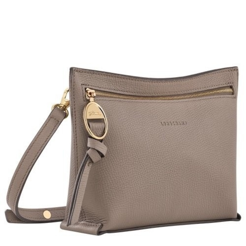 Taupe Longchamp Mailbox Xs Crossbody Bag | SN-LCMP47832