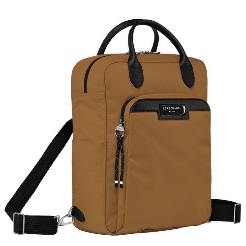 Tobacco Longchamp Le Pliage Energy M Backpack | SN-LCMP49126