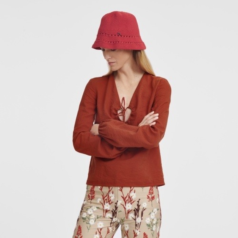 Tomato Longchamp Hat | SN-LCMP48849