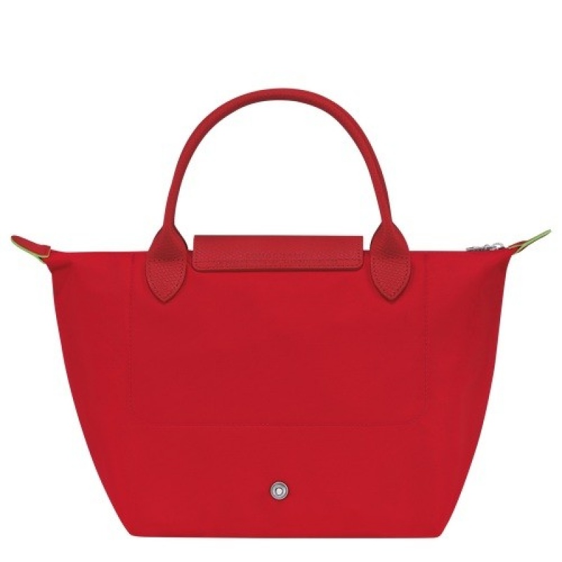 Tomato Longchamp Le Pliage Green S Handbag | SN-LCMP47728