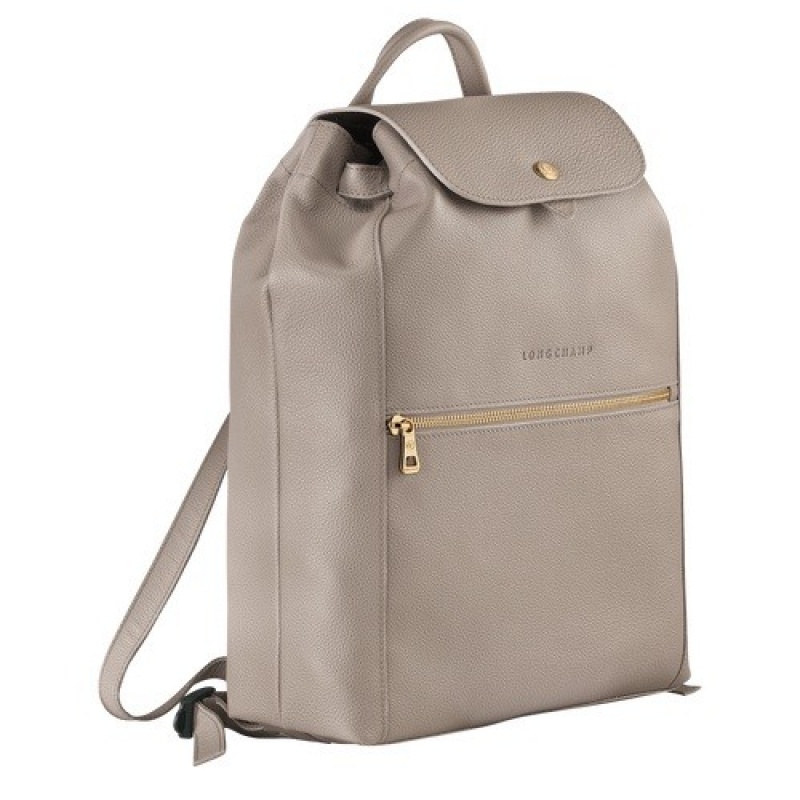 Turtledove Longchamp Le Foulonné Backpack | SN-LCMP48122