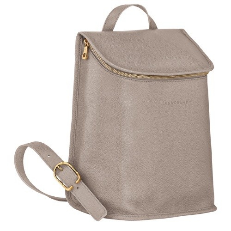 Turtledove Longchamp Le Foulonné Backpack | SN-LCMP48125