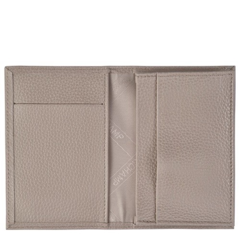 Turtledove Longchamp Le Foulonné Card Holder | SN-LCMP49244