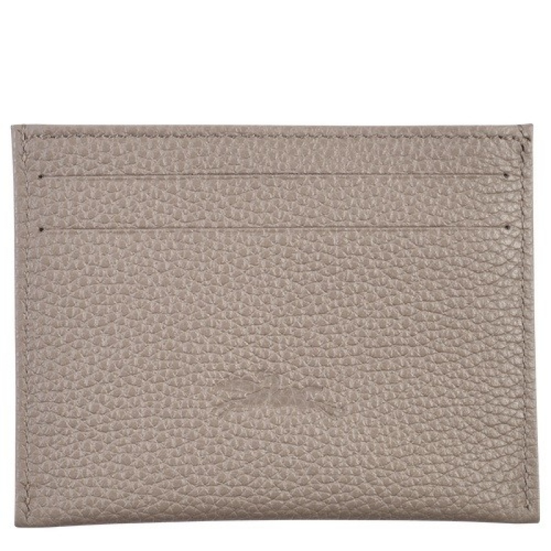 Turtledove Longchamp Le Foulonné Cardholder | SN-LCMP49257