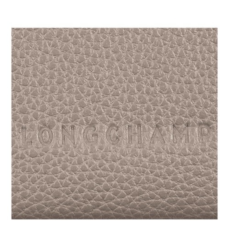 Turtledove Longchamp Le Foulonné Cardholder | SN-LCMP48325