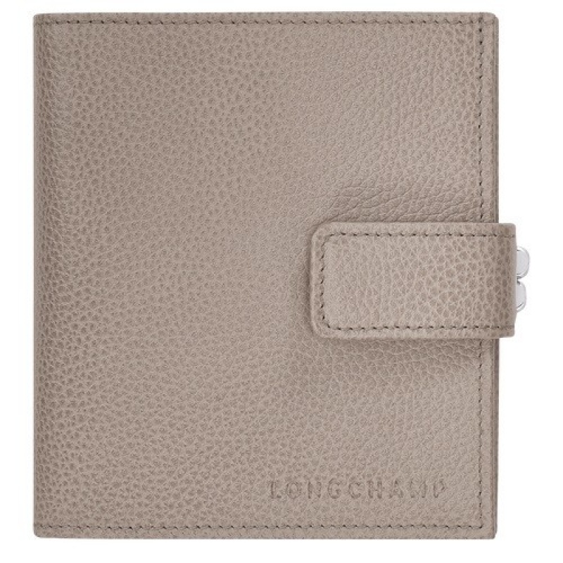 Turtledove Longchamp Le Foulonné Compact Wallet | SN-LCMP48260