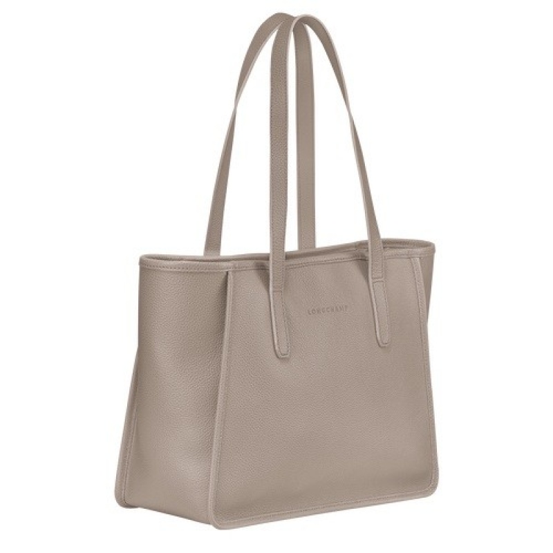 Turtledove Longchamp Le Foulonné L Tote Bag | SN-LCMP47987