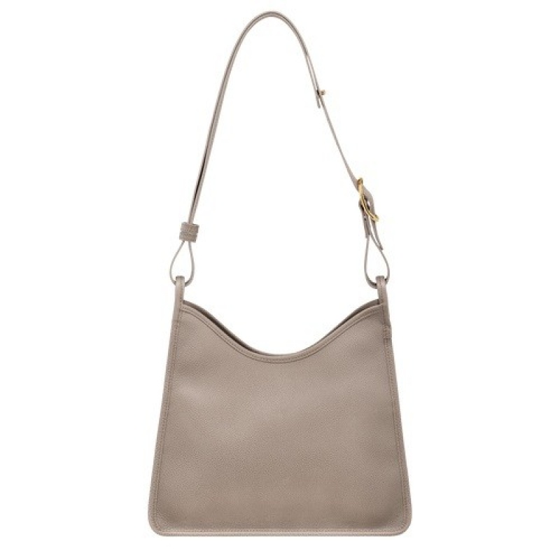 Turtledove Longchamp Le Foulonné M Hobo Bag | SN-LCMP47991