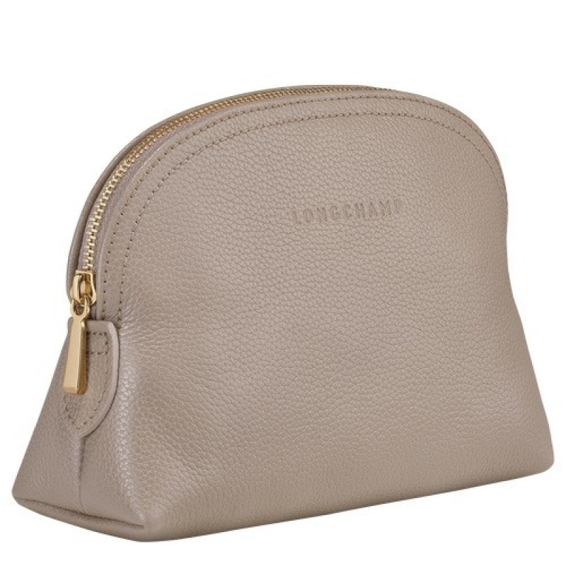 Turtledove Longchamp Le Foulonné Pouch | SN-LCMP48409