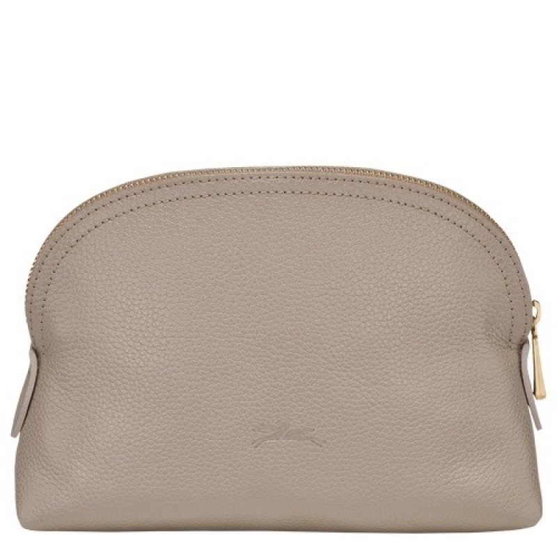 Turtledove Longchamp Le Foulonné Pouch | SN-LCMP48409